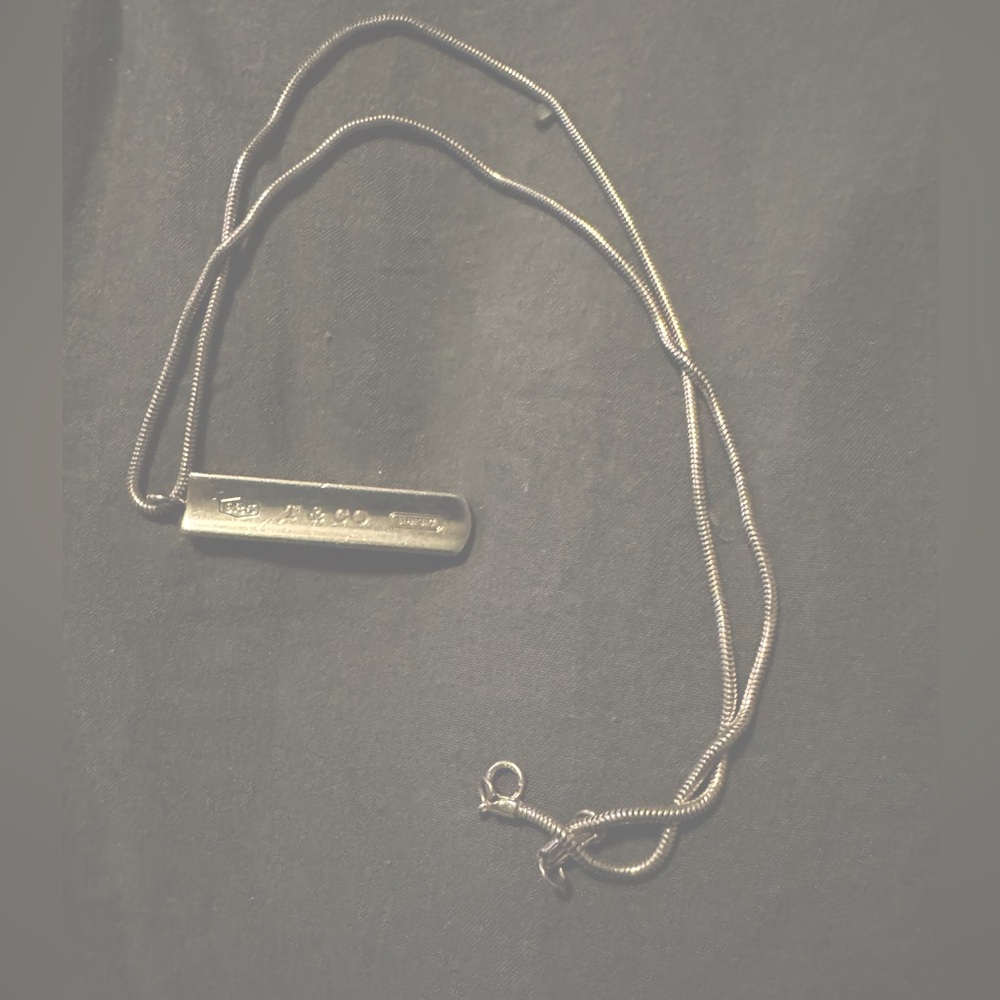 Tiffany & Co necklace. Tiffany dust bag included.